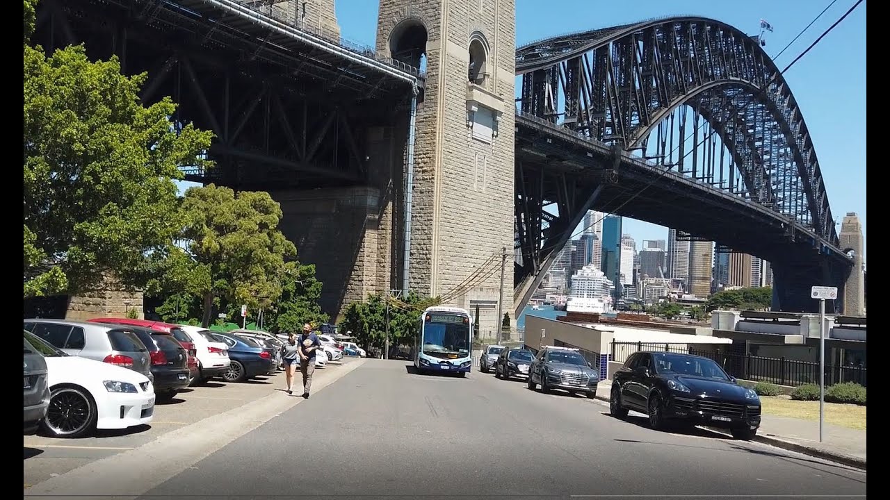 SYDNEY HARBOUR WALK - KIRRIBILLI - North Shoreline - Luna Park Ferry