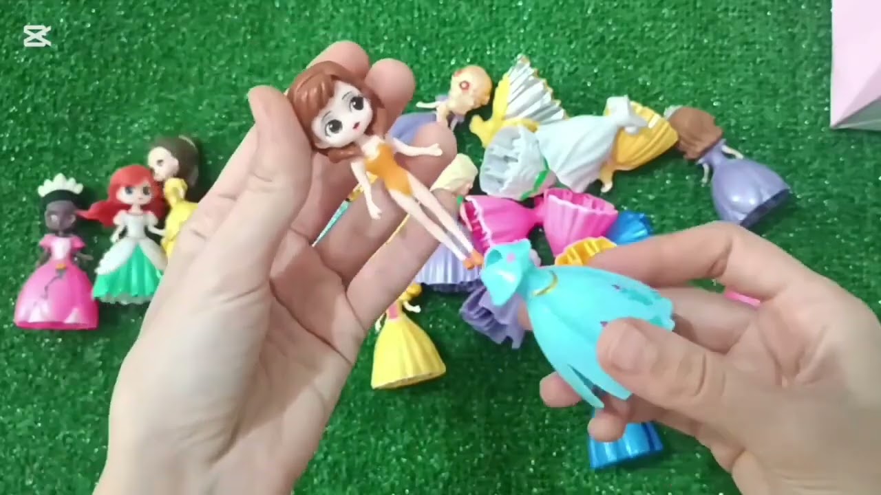 Which Disney Princess Are You ~Doll Review Collection DIY Miniature Ideas for Barbie DIY ASMR Video