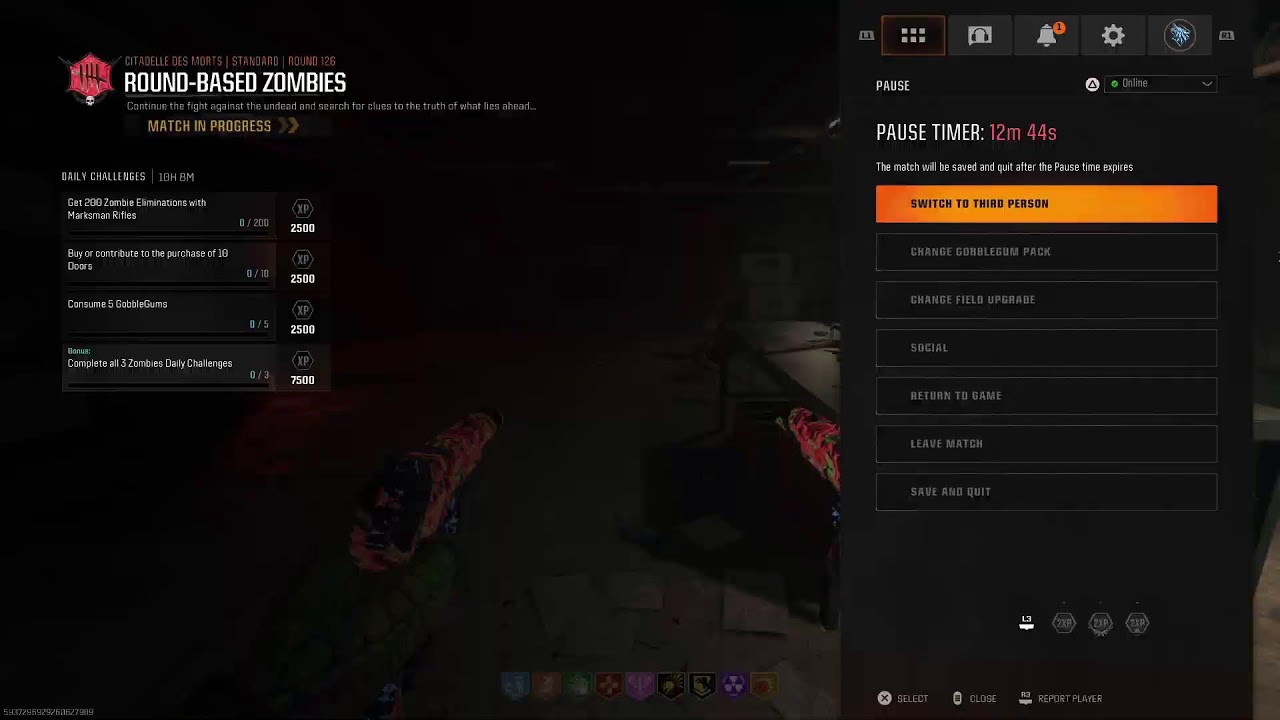 Black Ops 6 Zombies Citadelle Des Morts Round 100+