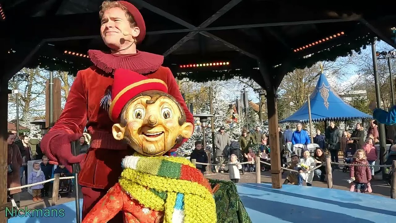 Pinokkio en Fay de Fee show winter Efteling 2023