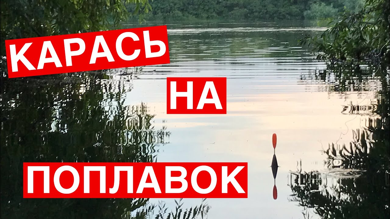 ЛОВЛЮ КАРАСЯ НА ПОПЛАВОЧНУЮ УДОЧКУ!