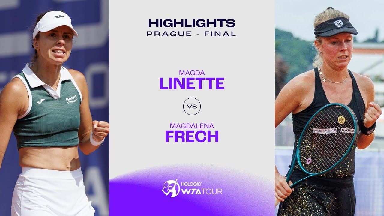 Magda Linette vs. Magdalena Frech | 2024 Prague Final | WTA Match Highlights