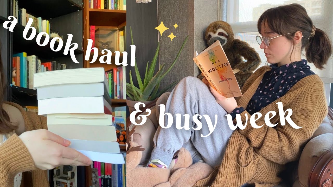 a week of organizing life, a lot of book mail & approaching finals | READING + UNI VLOG