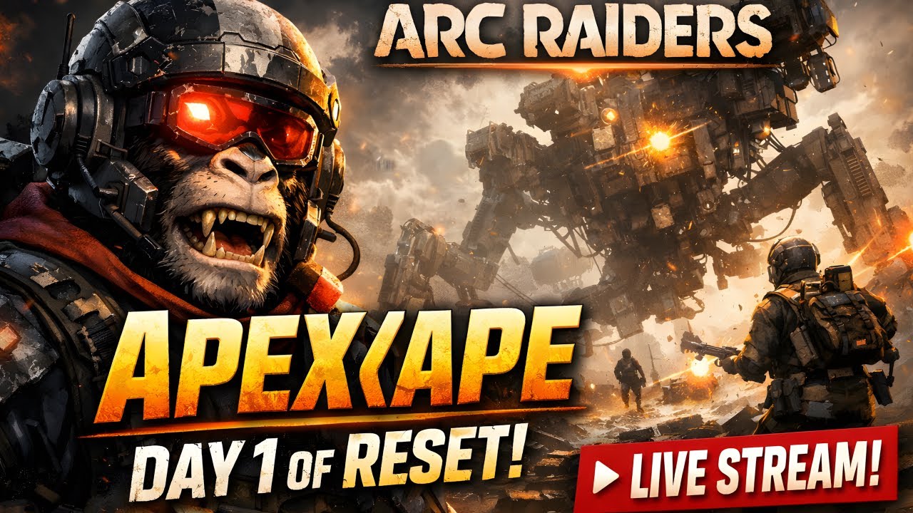 ARC Raiders RESET Day 1 – Starting From NOTHING! | ApexApe Live