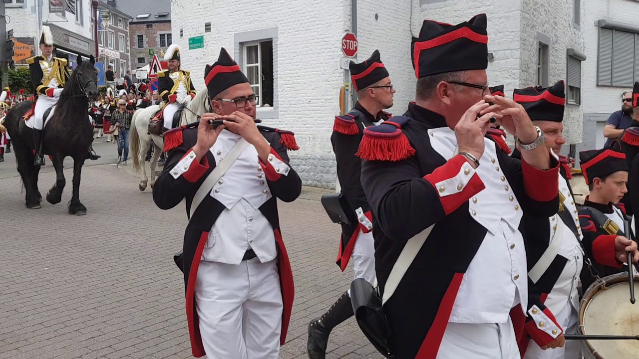 Marche Sainte Rolende 2019 Lundi de Pentecôte Gerpinnes centre 51 les compagnies vers le Sartia