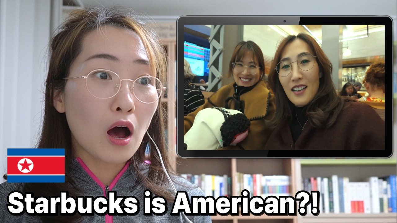 🇰🇵 My North Korean Wife didn't know Starbucks is American | Reacts