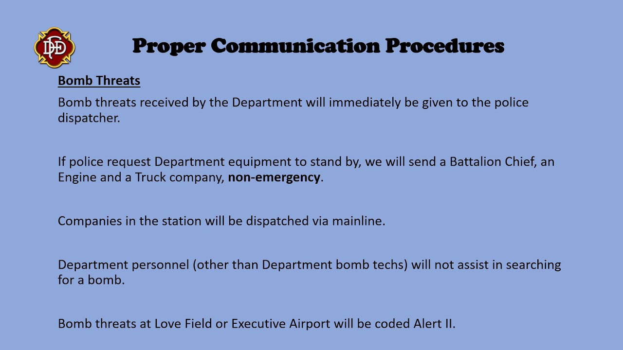 Communications Training Part 2