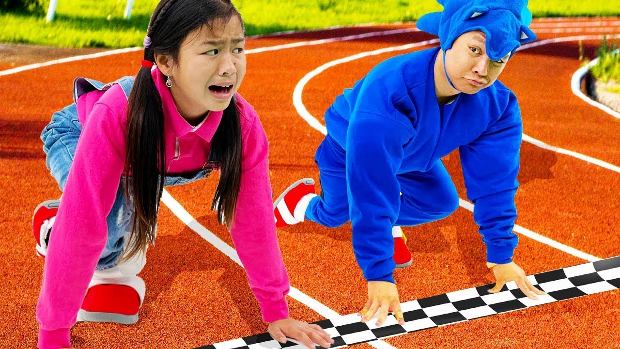 Jannie corre contra Sonic y Flash 🏁✨