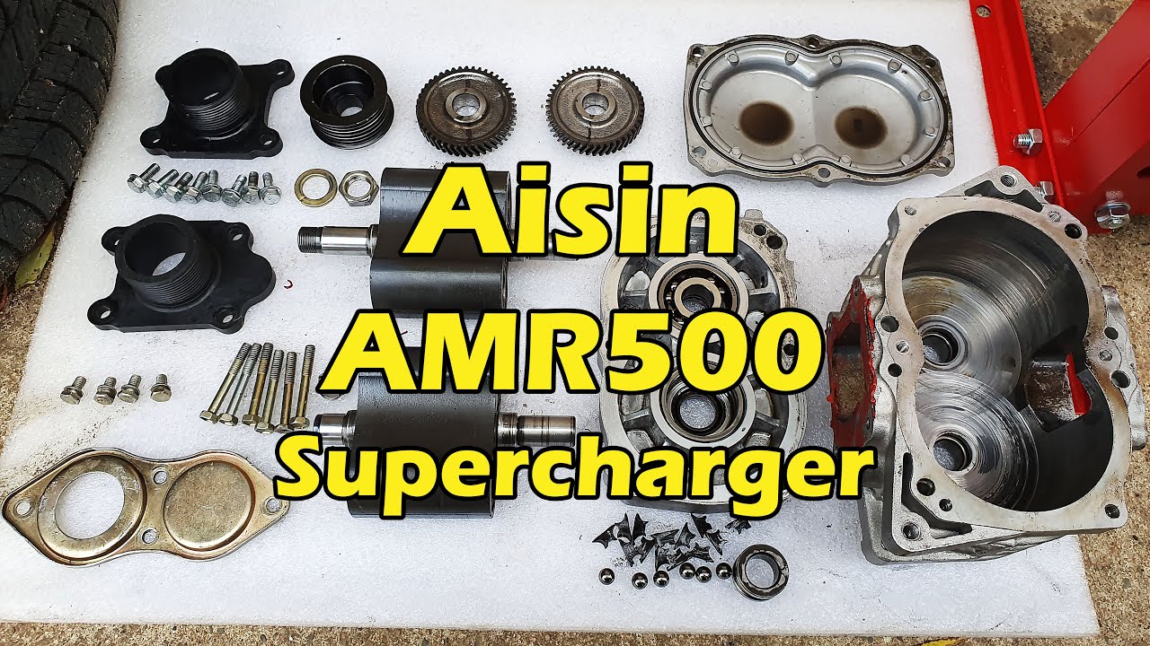 Aisin AMR500 Supercharger Disassembly (broken bearings) #aisin #amr500 #supercharger