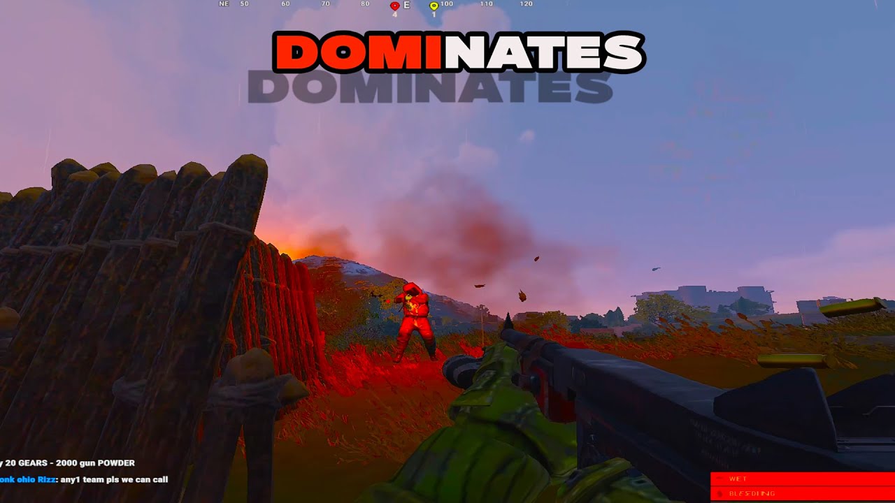 Solo Player Dominates 600 pop server - Rust Romania