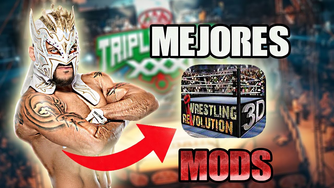 TOP 3 MODS de Wrestling  Revolution que DEBES PROBAR en 2024 🎮🔥