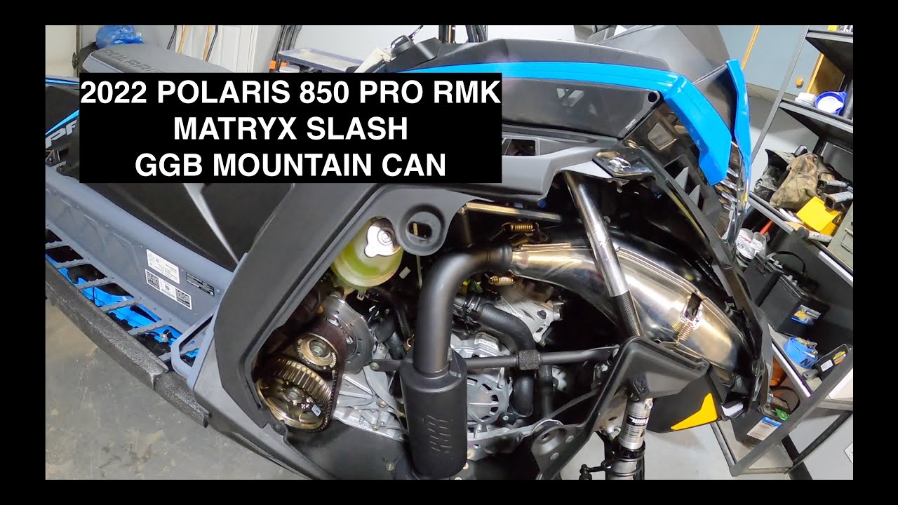 2022 POLARIS 850 PRO RMK MATRYX SLASH GGB MOUNTAIN CAN