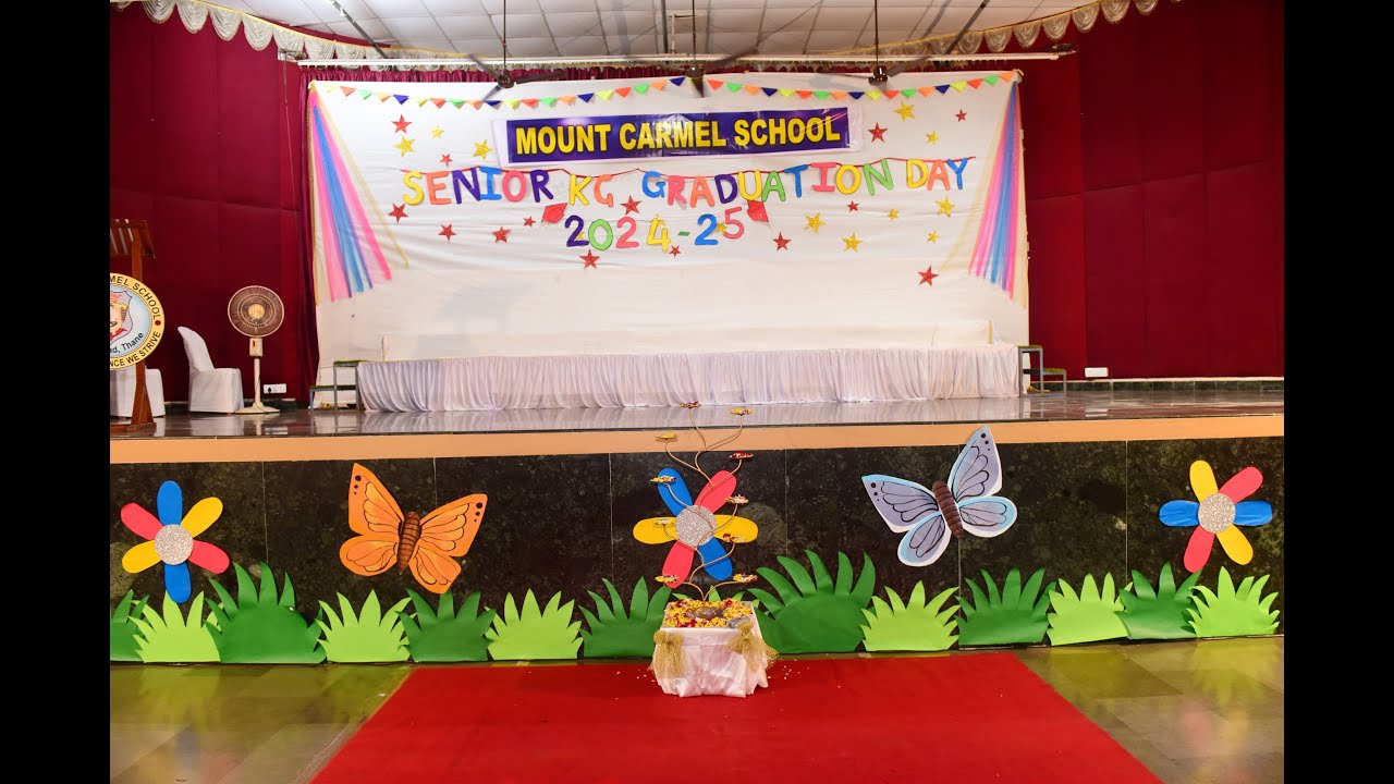 GRADUATION DAY || SENIOR KG|| MOUNT CARMEL SCHOOL MIRA ROAD||5/4/25
