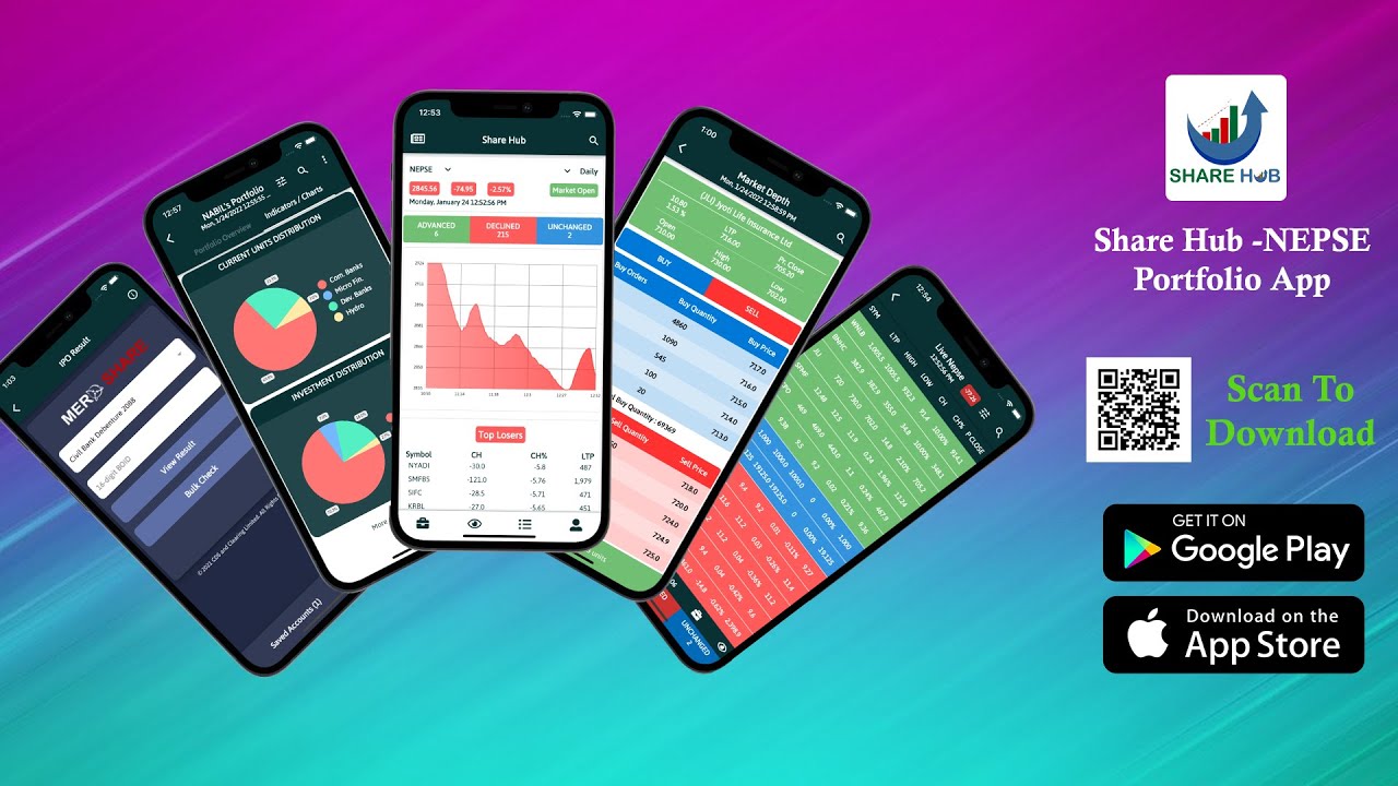 Best Stock Market App. #nepse #sharehub #meorshare