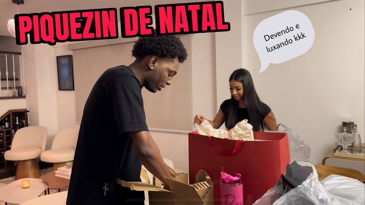 CAIO E KARINA PIQUE DE NATAL 🌲🎅🏿🤶🏾(VLOG#1)