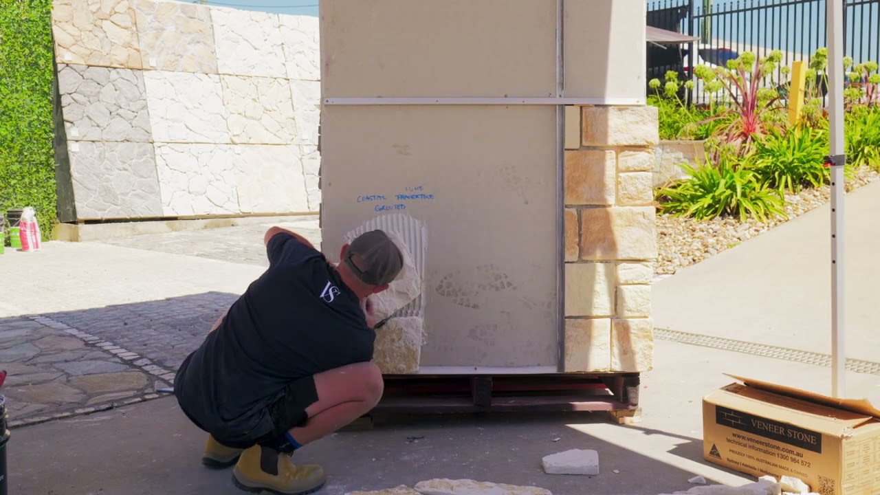 Coastal Veneer Stone Cladding - Installation