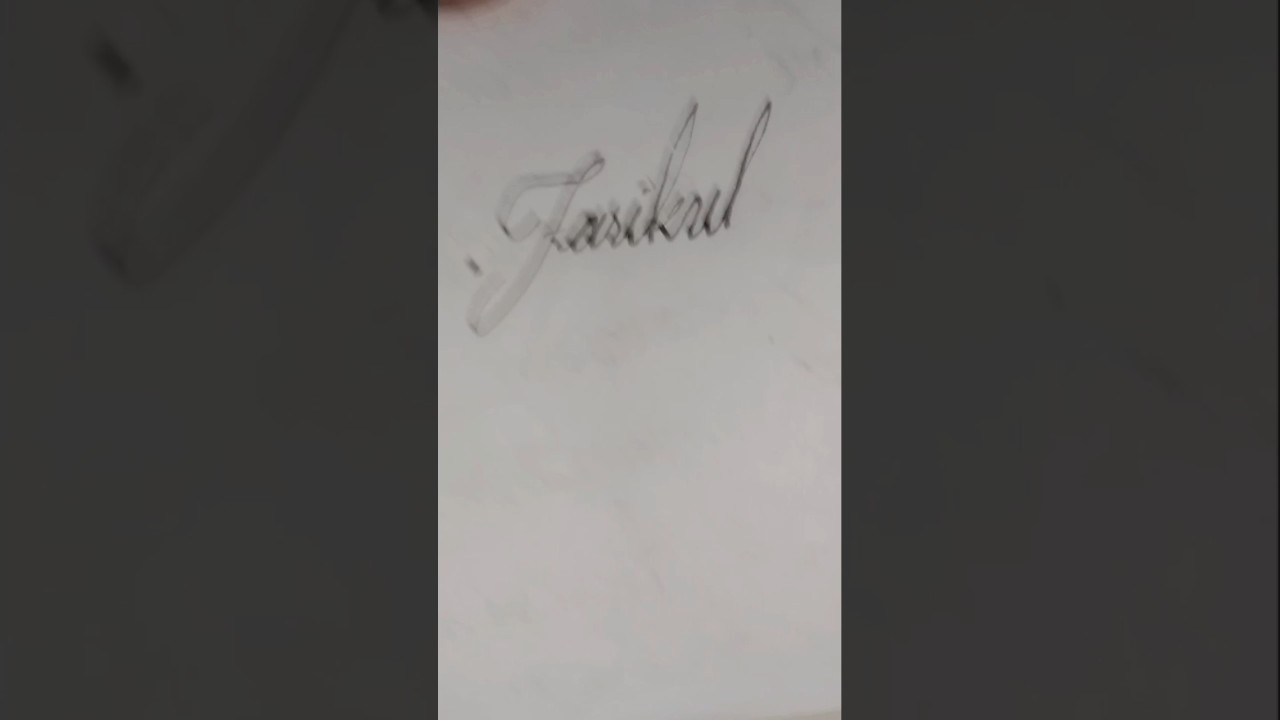 Tarikul🥀name✍️ #singnature 🥰