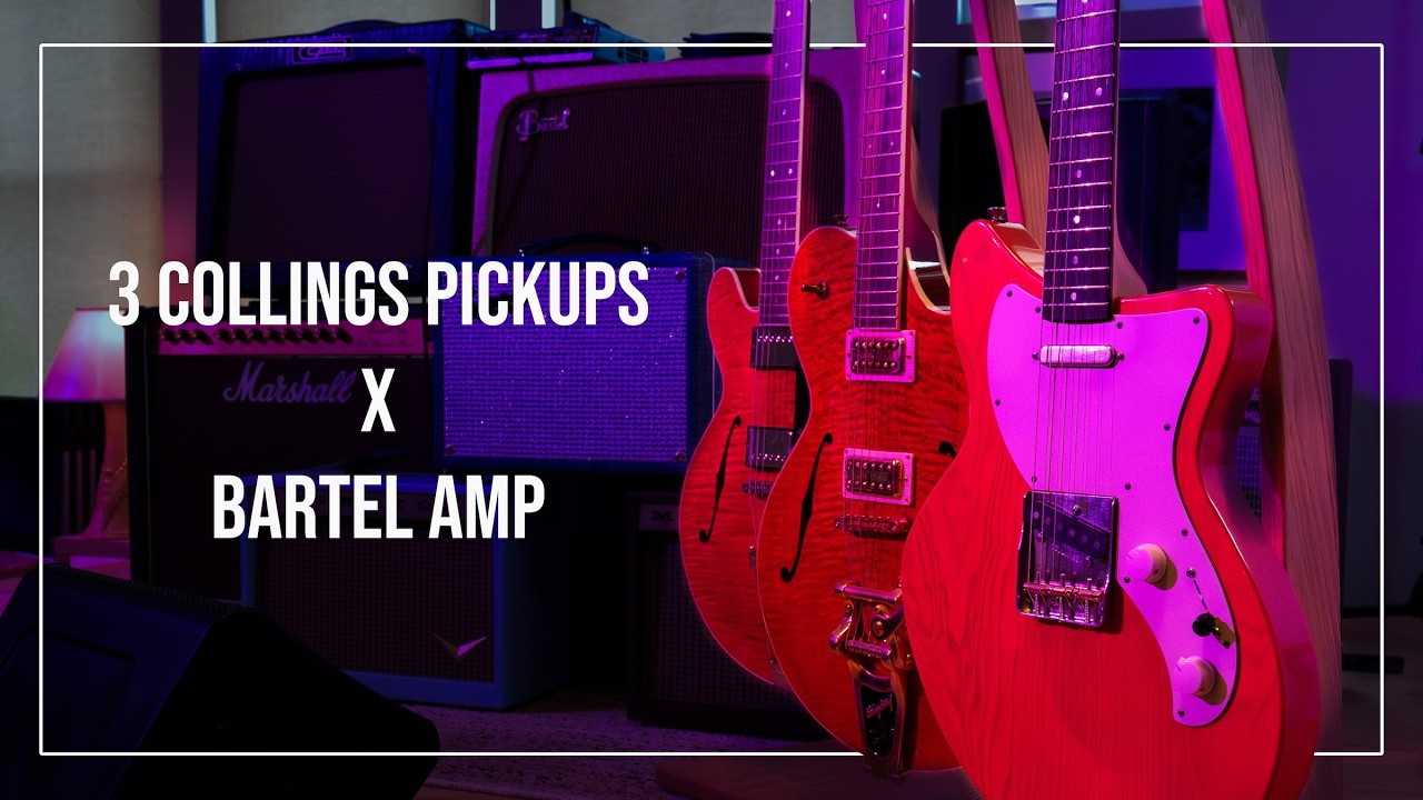 Acoustic Music Works - Three Collings Electric Guitars (71, SoCo, I-35LC Vintage) through Bartel Amp