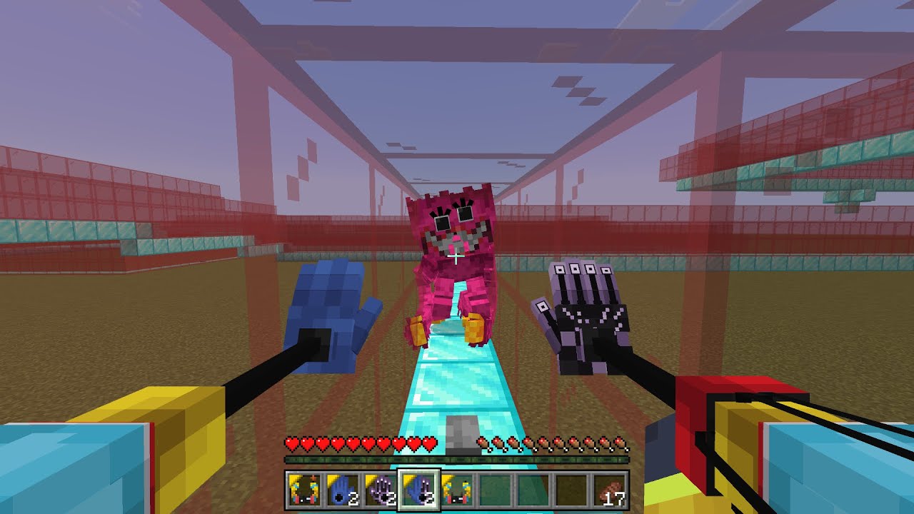 Poppy Playtime Chapter 2 Kissy Missy Vent Mode Chase MOD in Minecraft PE Bedrock