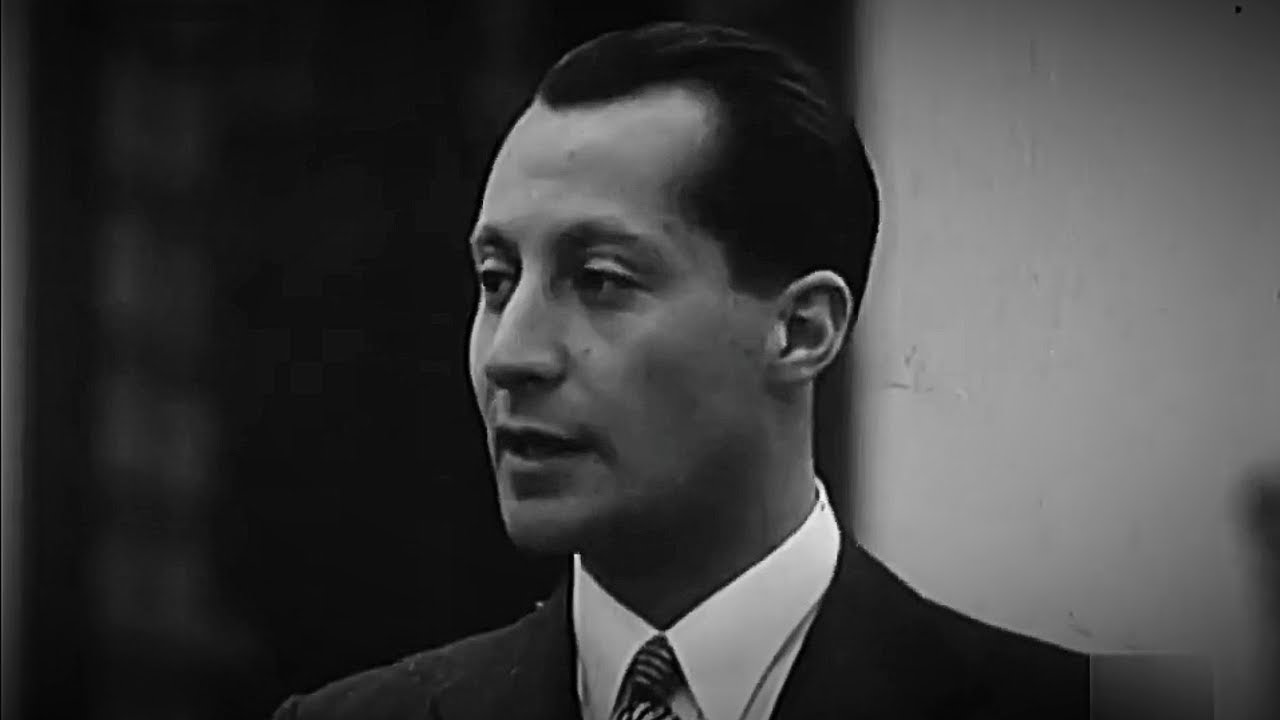 Discurso de José Antonio Primo de Rivera en tres idiomas (1935)