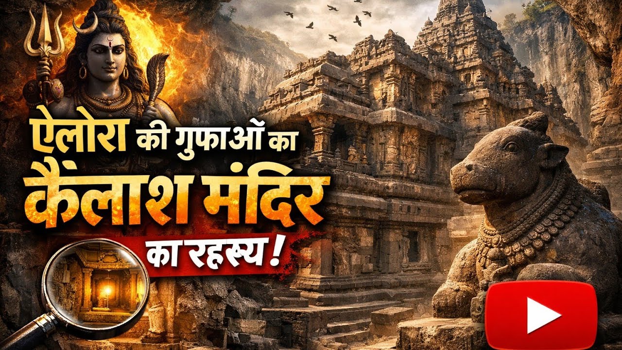 औरंगजेब की सेना भी नहीं तोड़ पाई ये मन्दिर | Kailash Mandir | Ellora Caves Aurangabad 