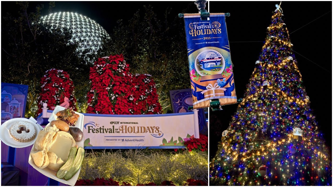 Festival of the Holidays at EPCOT | Food, Treats & Decor Around World Showcase