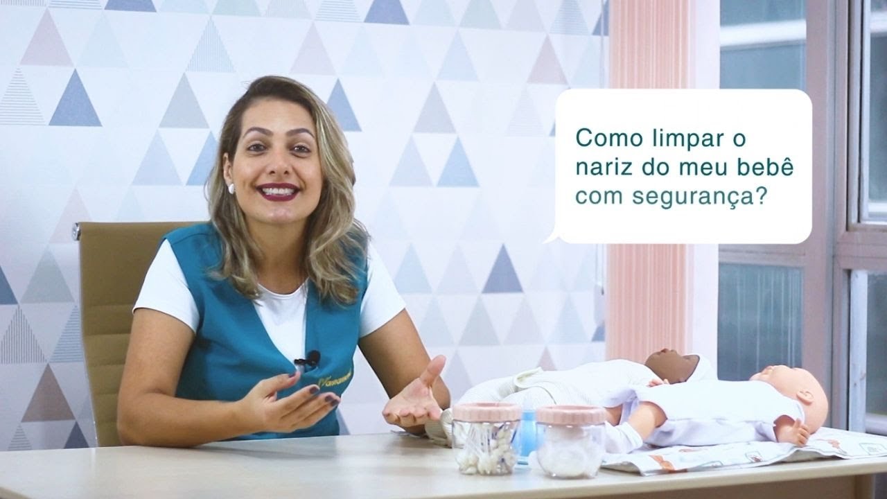 Como limpar o nariz do bebê com segurança - papais de primeira viagem