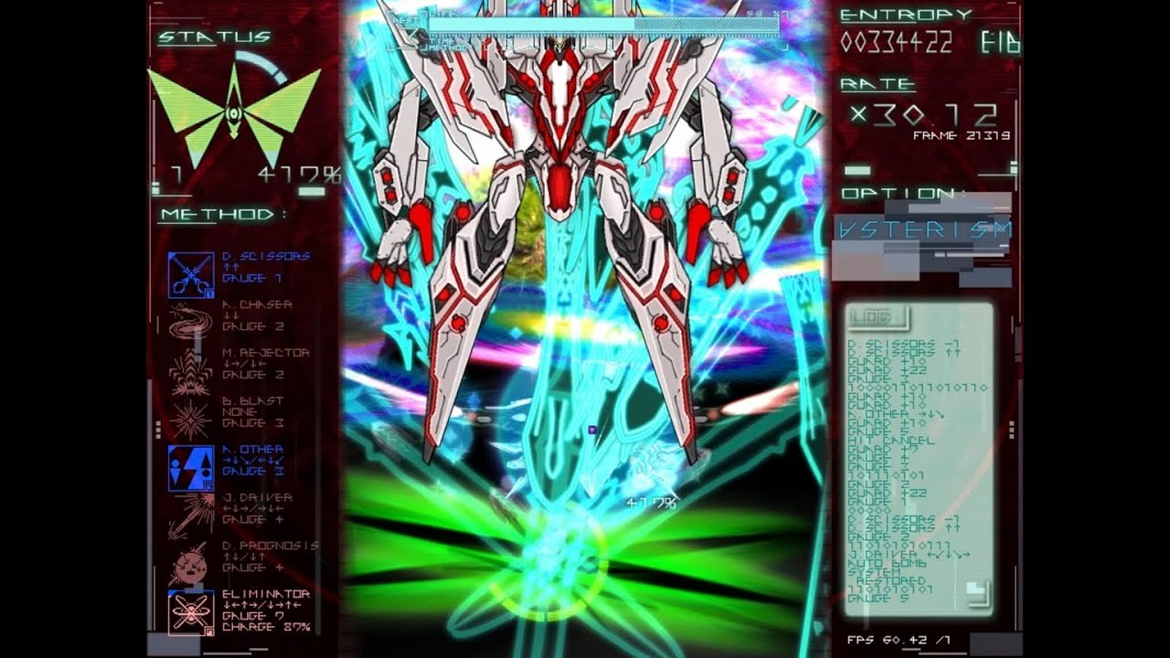 &forall;kashicverse -Malicious Wake-　Stage 1~5弾幕集(bullet hell movie)