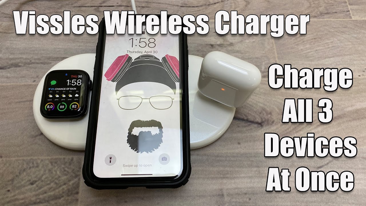 Vissles 3-in-1 wireless charger for iPhone or Android - Review