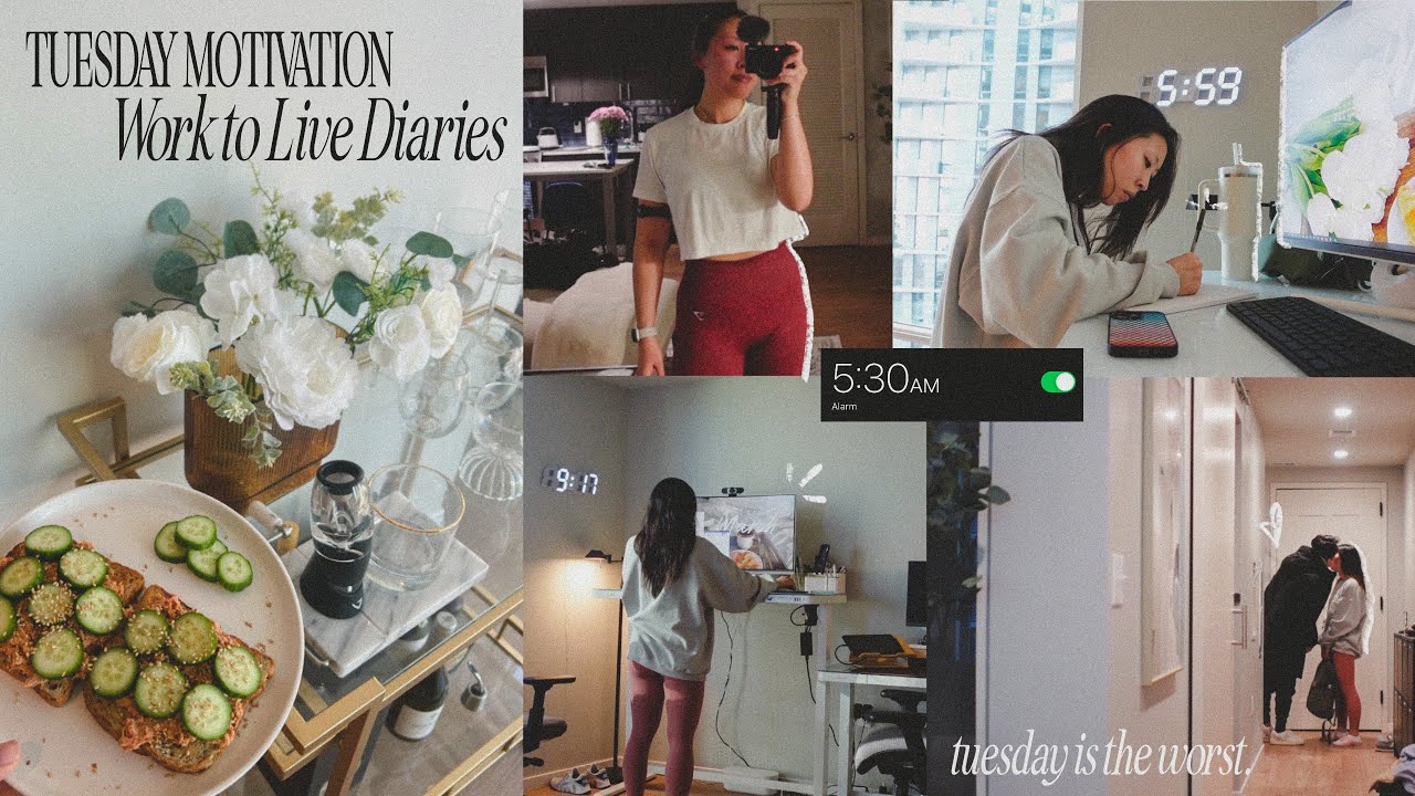 TUESDAY MOTIVATION: the worst day of the week, tips to balance 9-5 job stress & your personal life