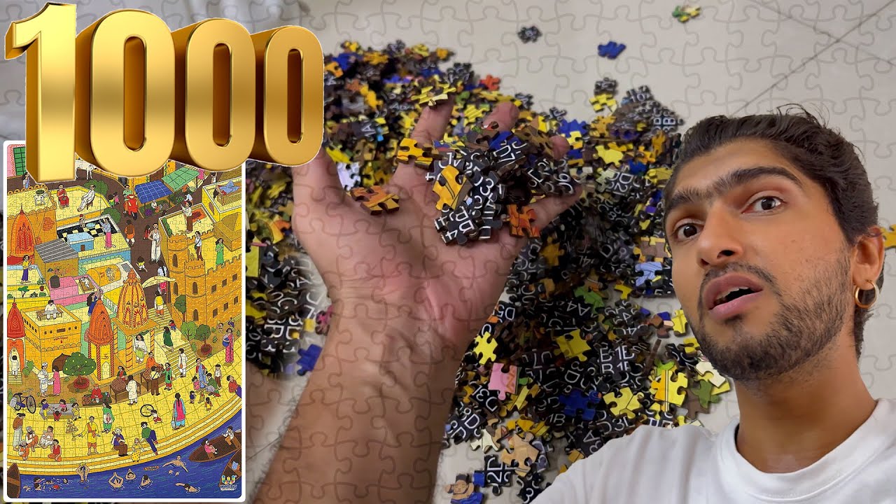 1000 Piece Ka Puzzle 😱 | Varanasi 1000 Piece Puzzle