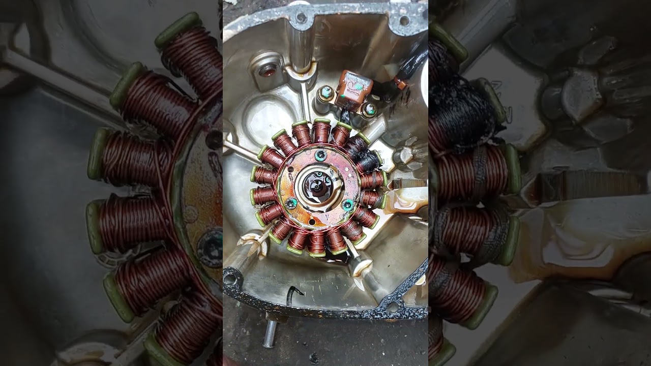 royal Enfield classic 350 bike magnet coil problem#viralvideo #automobile #motorcycle #youtube  bike