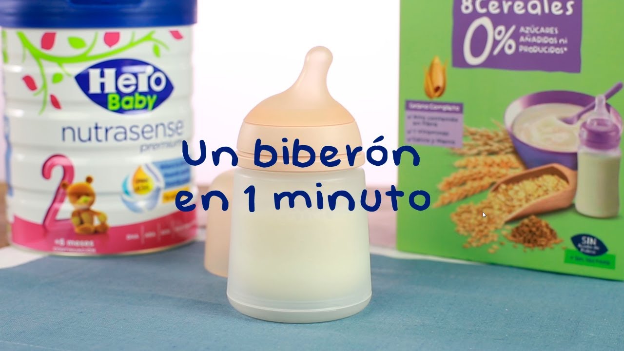 C&oacute;mo preparar biber&oacute;n con cereales | Hero Baby