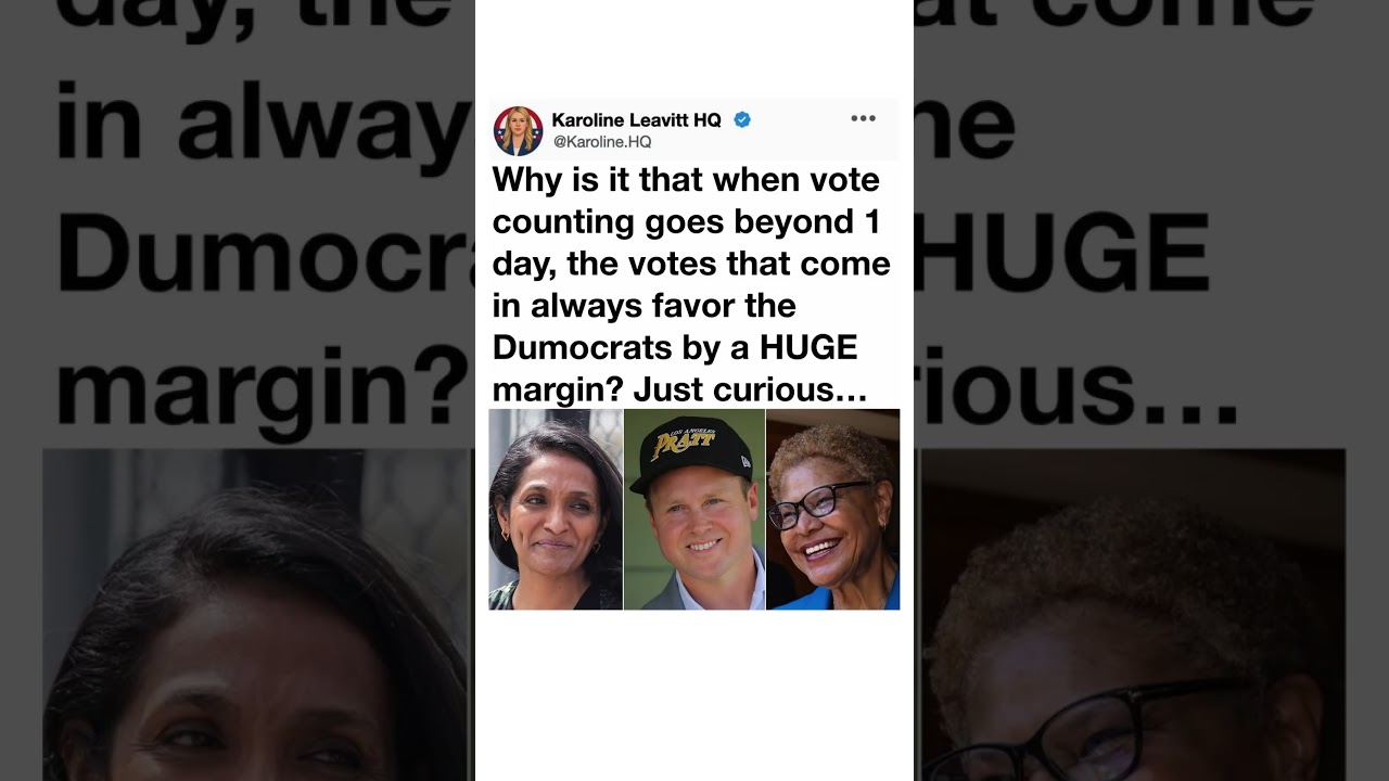 California Vote Count Debate Goes Viral 🚨