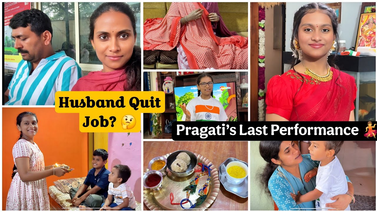 ಕನ್ನಡ: 🇮🇳 Last Apartment Memories 💙Independence Day✨Pragati’s Dance💃+Did My Husband Quit Job? 🤔#vlog