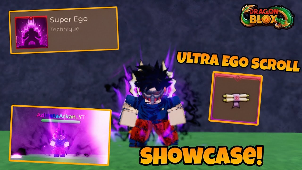 Ultra Ego Technique Showcase! | Dragon Blox Roblox
