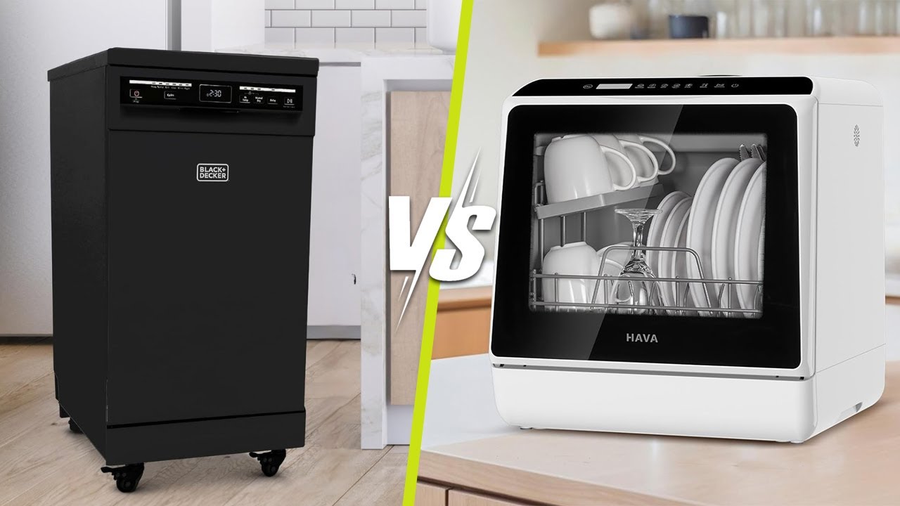 Portable Dishwasher vs Countertop Dishwasher - Which One Should You Get?