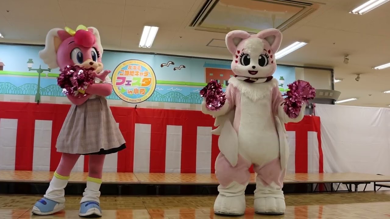2025.0621 エイル＊柴崎さきコラボステージ登壇時（北海道ご当地キャラフェスタin小樽）