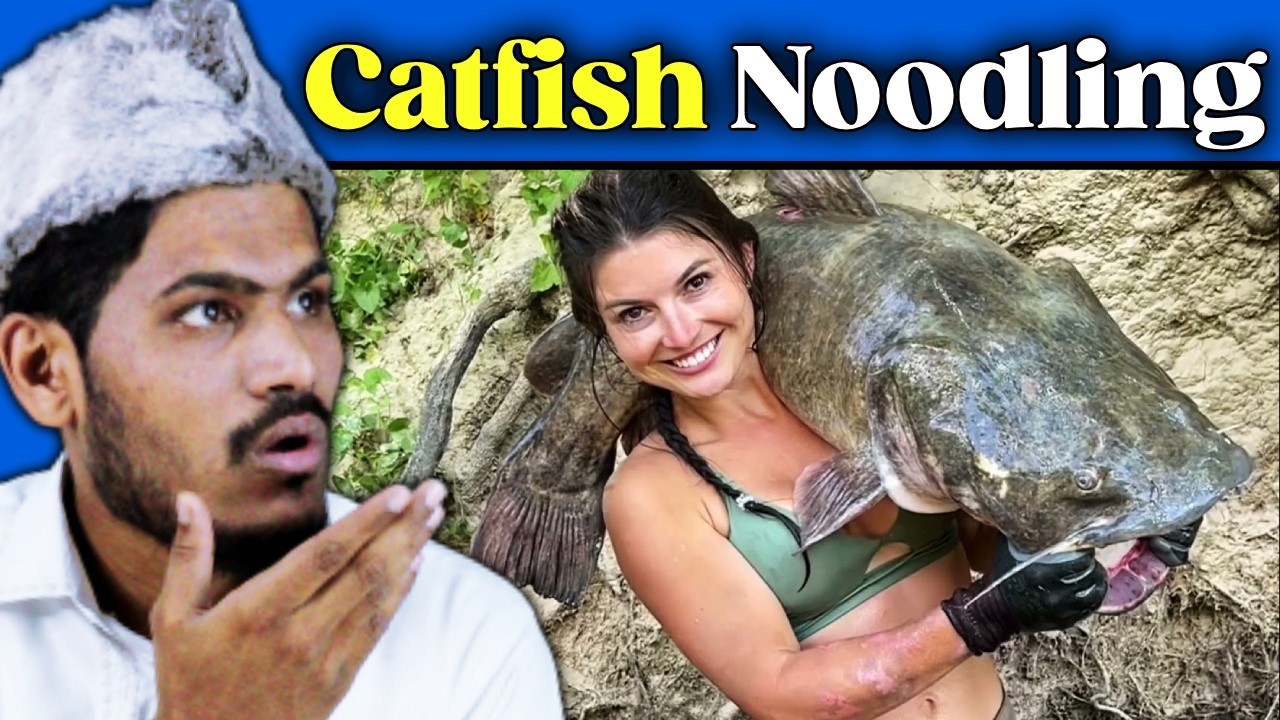 What Happens When Villagers Watch Catfish Noodling?