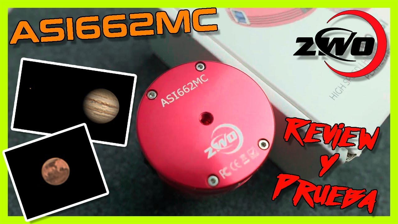 👉C&Aacute;MARA PLANETARIA ASI662MC | REVIEW Y PRUEBA | 🔭🪐