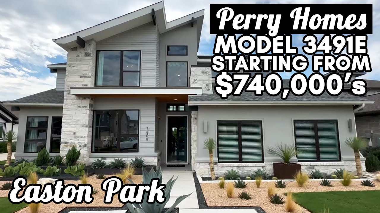 Easton Park, NEW CONSTRUCTION, Luxury Builder - Perry Homes (3,491E SQFT Model Home)