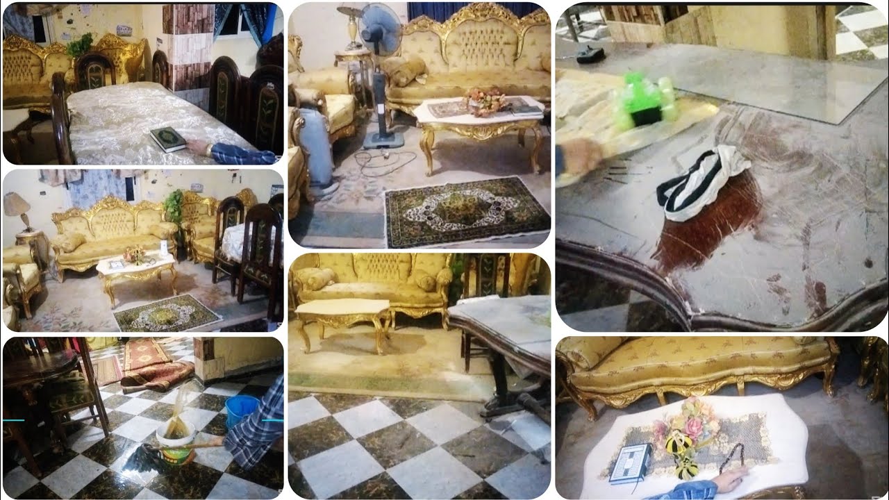 استقبال رمضان بتنظيف عميق للصالون 🏠✨ روتين يغير نفسيتك!
