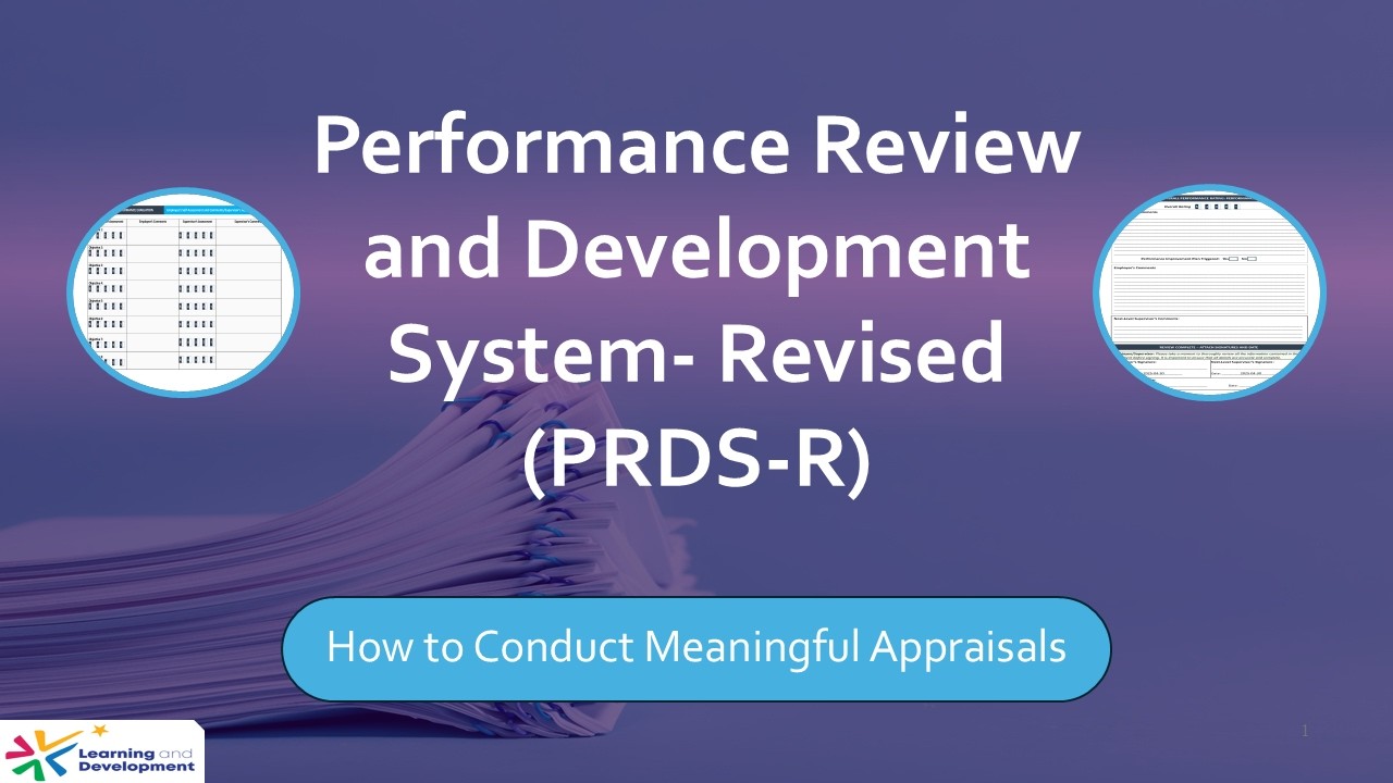 Webinar | PRDS-R Essentials:  How to Conduct Meaningful Appraisals