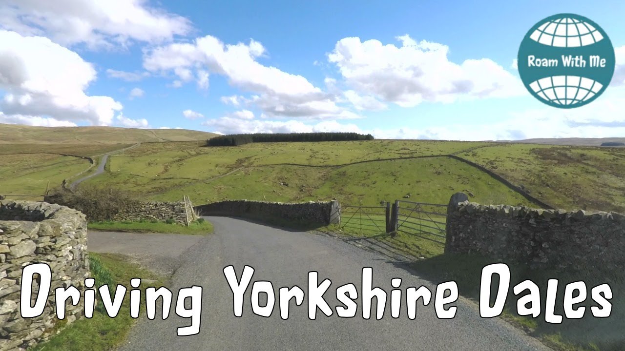 Driving Stainforth to Malham Tarn , Yorkshire Dales, slow tv style