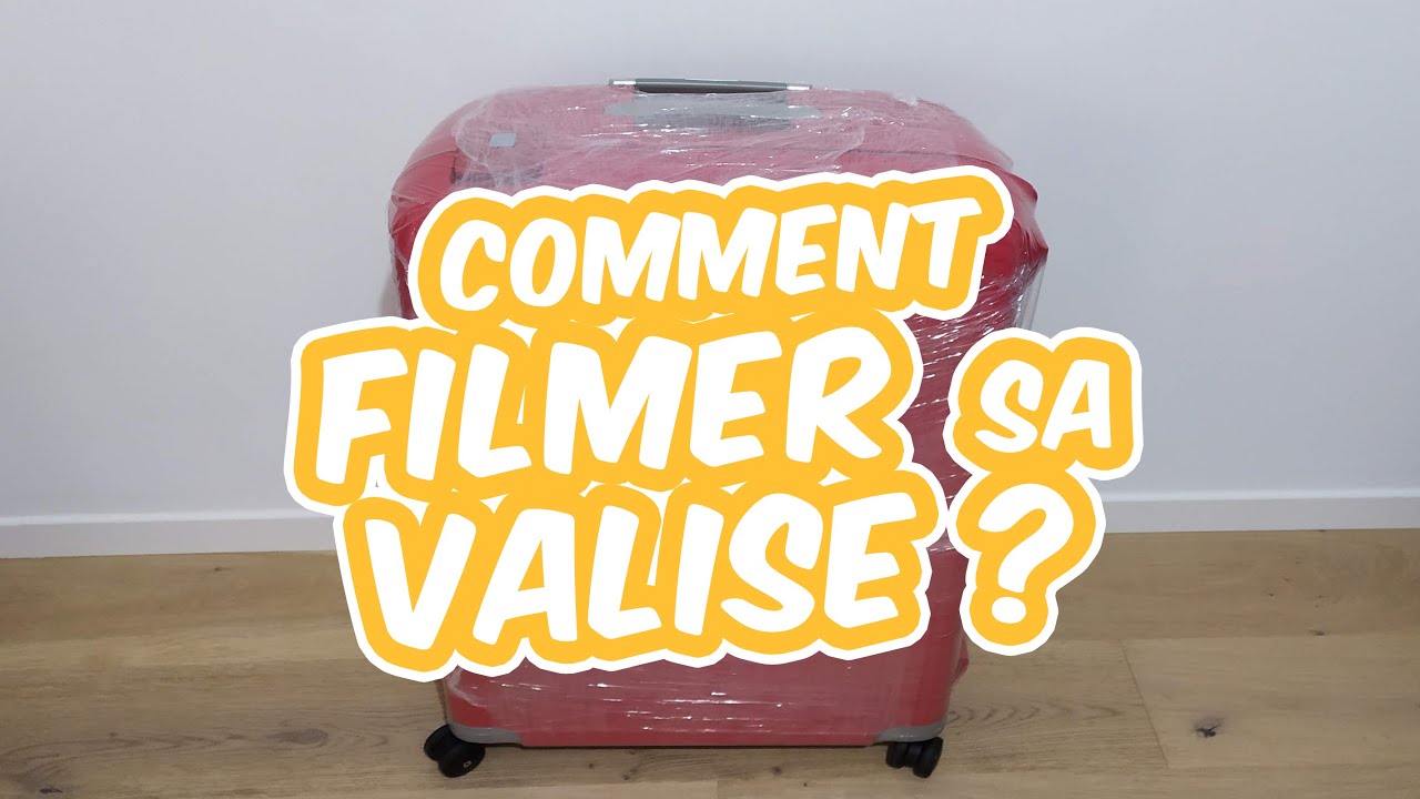 Filmer ou emballer sa valise pour prendre l'avion !