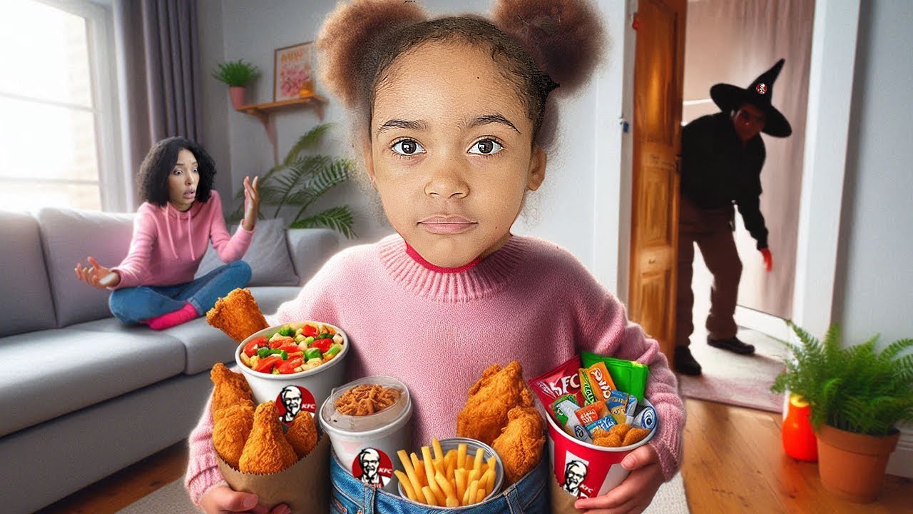 Thea Baby Boss : mange tout le KFC de sa Maman !