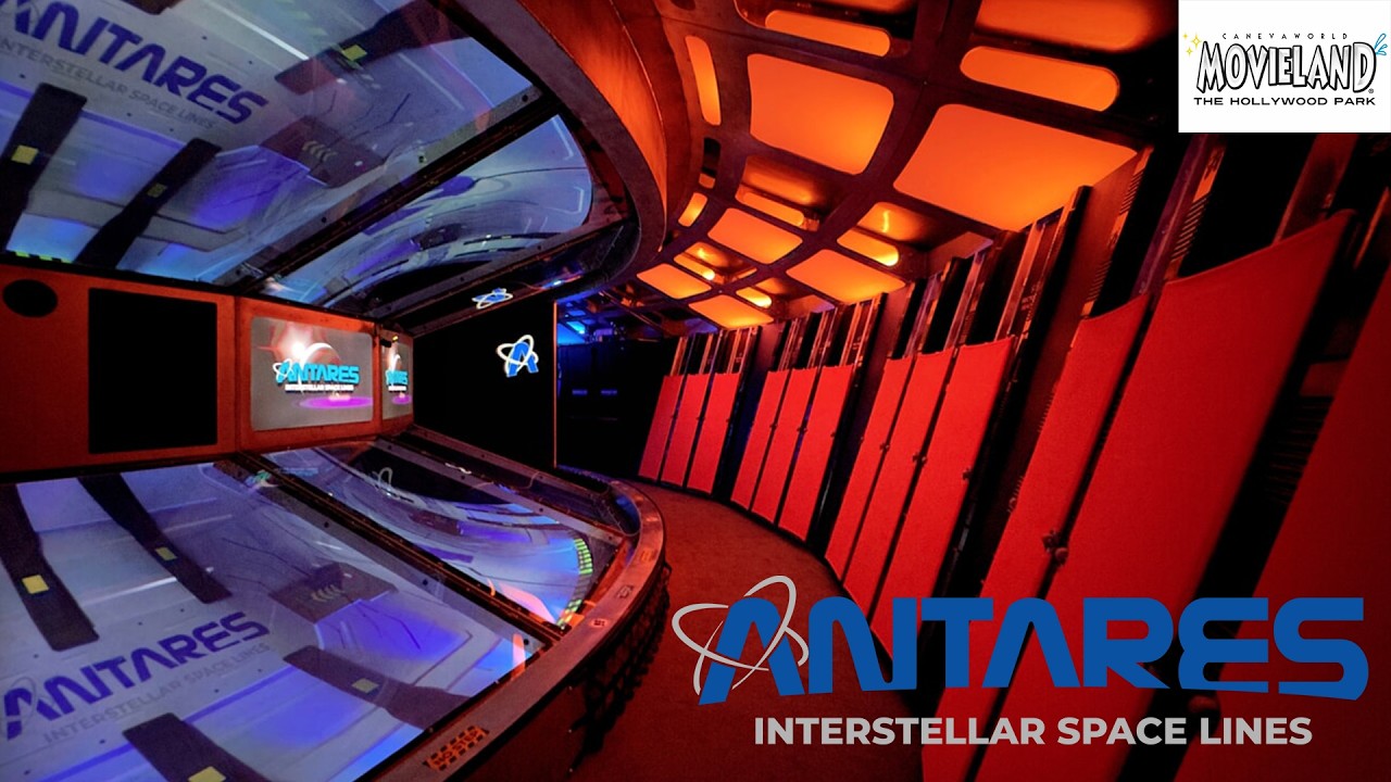 Movieland Park | Antares Interstellar Space Lines | Full Experience | 4K