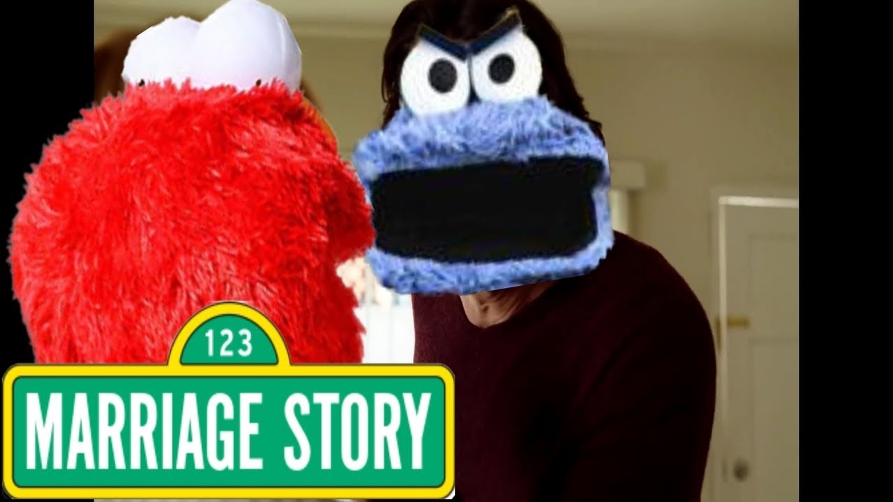 Marriage Story but it's Cookie Monster and Elmo - Golden Voice Guy Dub