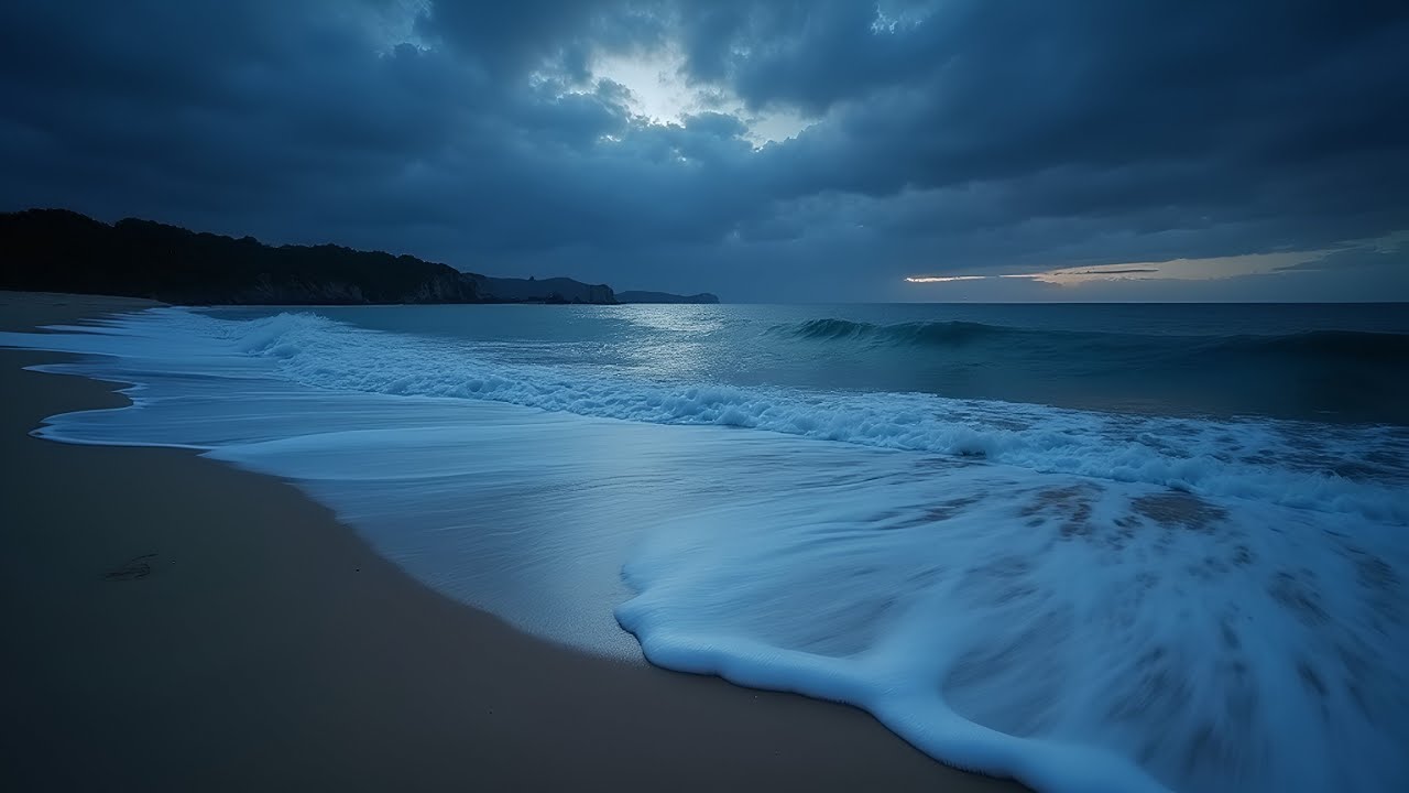 Ocean Sounds | Rolling Waves For Deep Sleeping | Relaxing