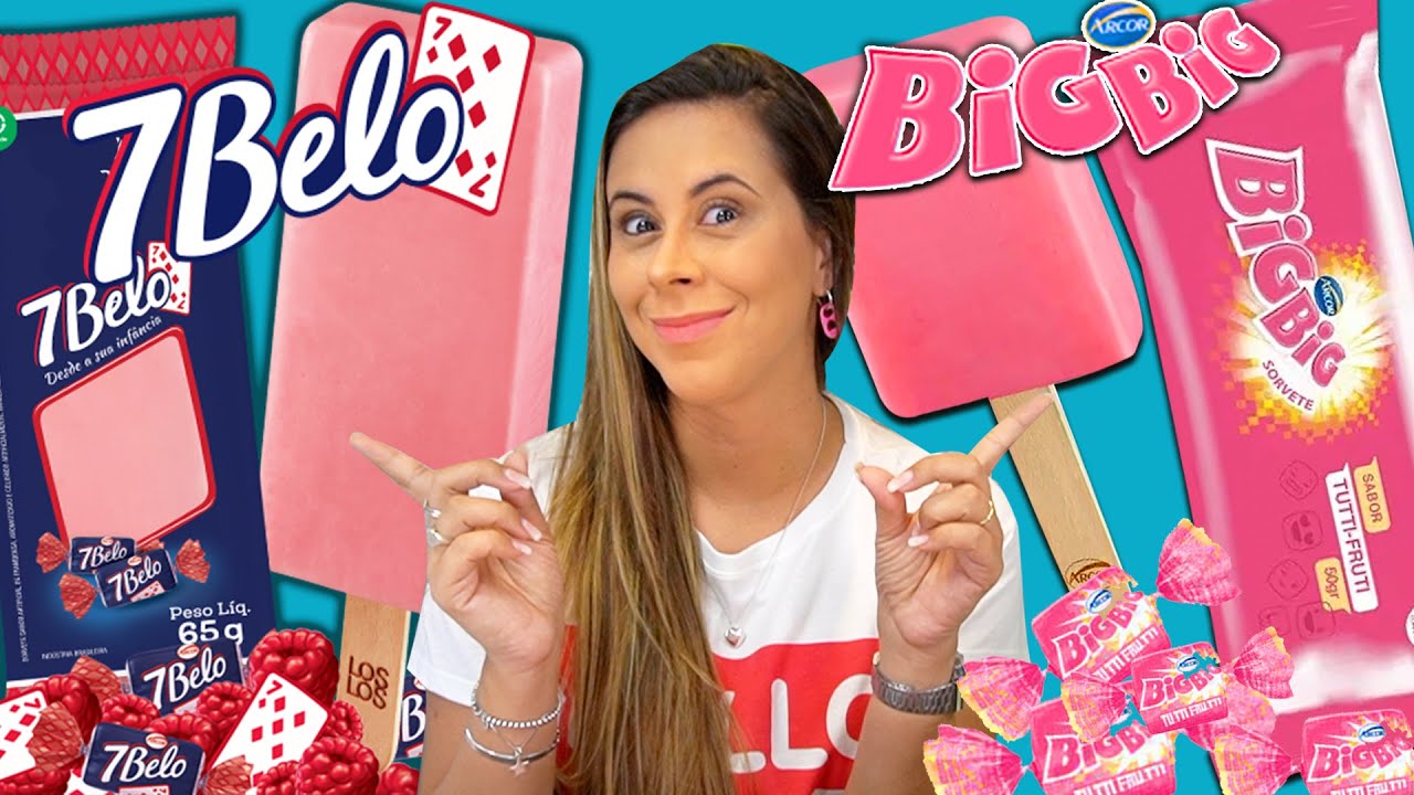 Picolé chiclete Big Big  7 Belo | LANÇAMENTO